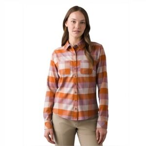 PrAna Meadow Run plaid shirt